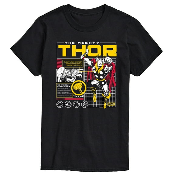 Marvel Thor - Digital Thor - Men's Short Sleeve Graphic T-Shirt