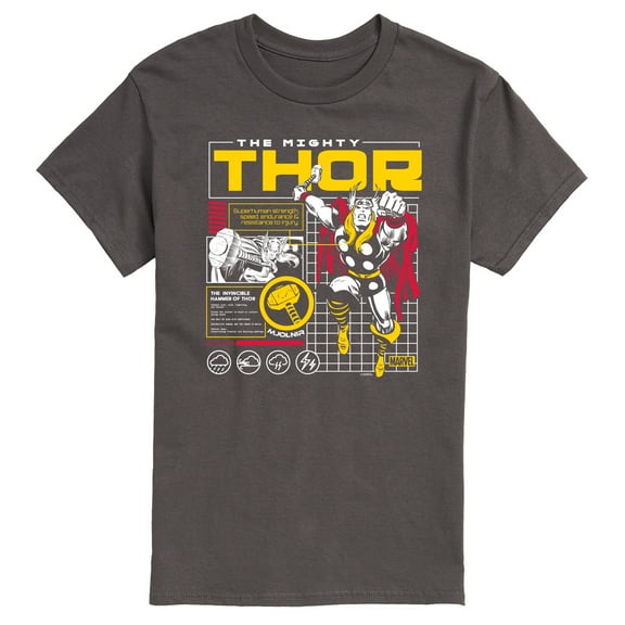 Marvel Thor - Digital Thor - Men's Short Sleeve Graphic T-Shirt