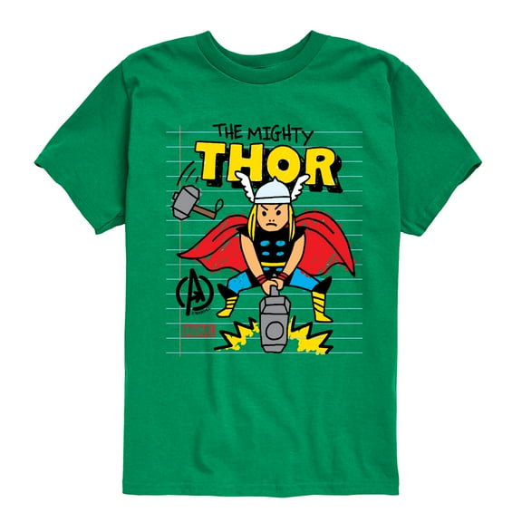 Marvel Thor - Doodle - Toddler and Youth Short Sleeve Graphic T-Shirt