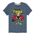 thumbnail image 1 of Marvel Thor - Doodle - Toddler and Youth Short Sleeve Graphic T-Shirt, 1 of 5