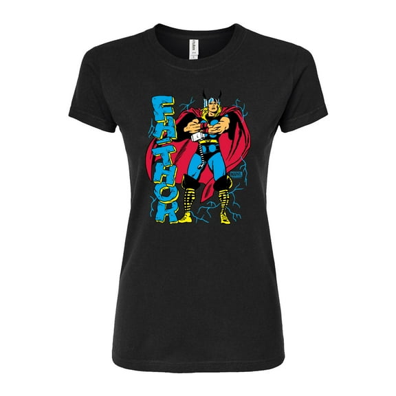 Marvel Thor - Fathor - Juniors Fitted Graphic T-Shirt