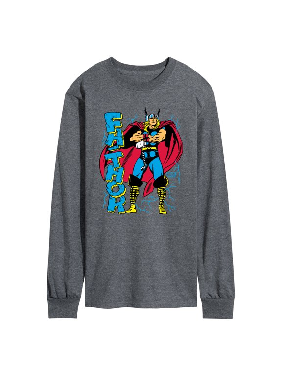 - Thor Fathor Men's Long Sleeve Graphic T-Shirt