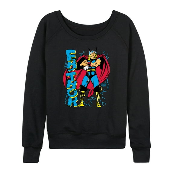 Marvel Thor - Fathor - Women's French Terry Pullover Sweatshirt