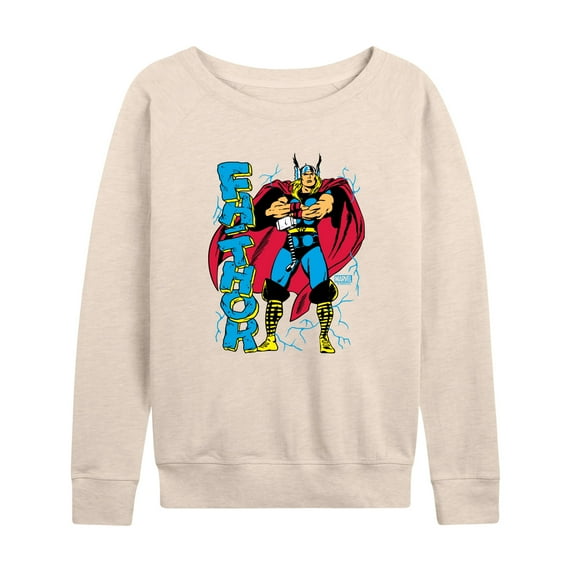 Marvel Thor - Fathor - Women's French Terry Pullover Sweatshirt