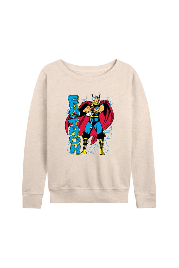 Thor - Fathor - Women's French Terry Pullover Sweatshirt