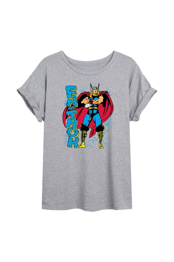 Thor - Fathor - Women's Oversized Graphic T-Shirt