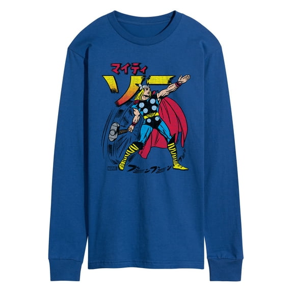 Marvel Thor - Katakana - Men's Long Sleeve Graphic T-Shirt