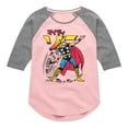 thumbnail image 1 of Marvel Thor - Katakana - Toddler and Youth Girls Shirt Tail Raglan, 1 of 5