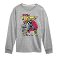 thumbnail image 1 of Marvel Thor - Katakana - Toddler and Youth Long Sleeve Graphic T-Shirt, 1 of 5