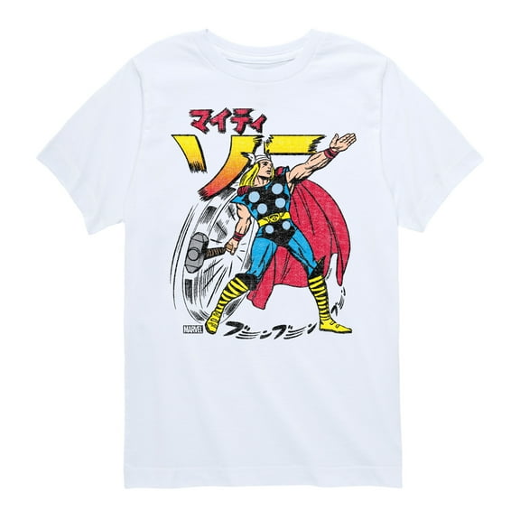 Marvel Thor - Katakana - Toddler and Youth Short Sleeve Graphic T-Shirt