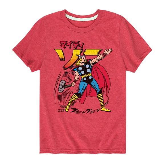 Marvel Thor - Katakana - Toddler and Youth Short Sleeve Graphic T-Shirt