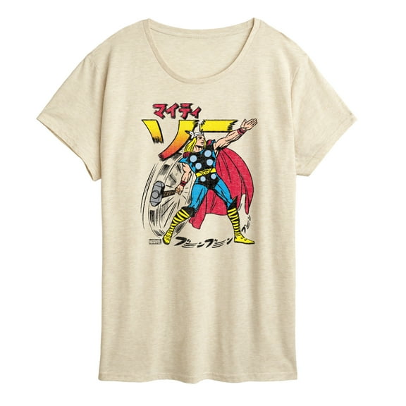Marvel Thor - Katakana - Women's Short Sleeve Graphic T-Shirt