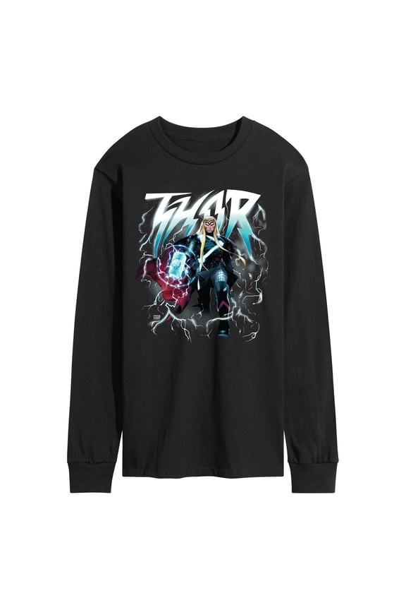 Thor - Lightning - Men's Long Sleeve Graphic T-Shirt