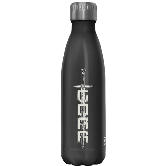 Marvel: Thor: Love and Thunder All-Black the Necrosword Gorr Stainless Steel Water Bottle Black 17 oz.