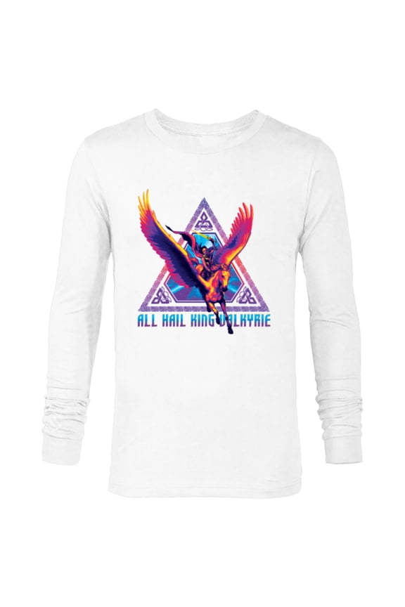 Thor: Love and Thunder All Hail King Valkyrie - Long Sleeve T-Shirt for Men - Customized-White