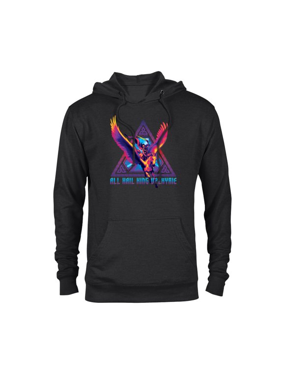 Thor: Love and Thunder All Hail King Valkyrie - Pullover Hoodie for Adults - Customized-Black