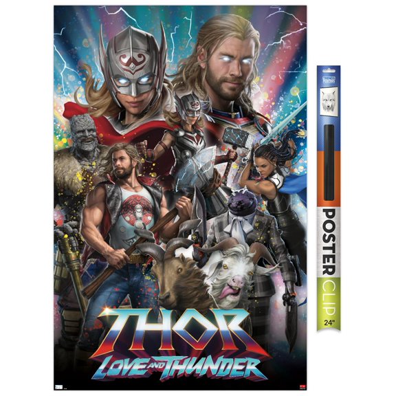 Marvel Thor: Love and Thunder - Amazing Wall Poster, 22.375" x 34"