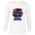 thumbnail image 1 of Marvel Thor: Love and Thunder Character Badge - Long Sleeve T-Shirt for Men - Customized-White, 1 of 5