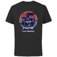 thumbnail image 1 of Marvel Thor: Love and Thunder Character Badge - Short Sleeve Cotton T-Shirt for Adults - Customized-Black, 1 of 5