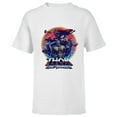 thumbnail image 1 of Marvel Thor: Love and Thunder Character Badge - Short Sleeve T-Shirt for Kids - Customized-White, 1 of 5