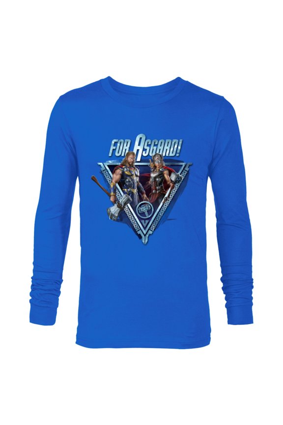 Thor: Love and Thunder For Asgard! - Long Sleeve T-Shirt for Men - Customized-Royal