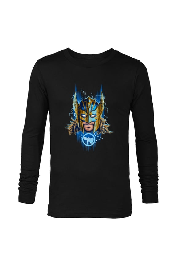 Thor: Love and Thunder Golden Armor Thor - Long Sleeve T-Shirt for Men - Customized-Black