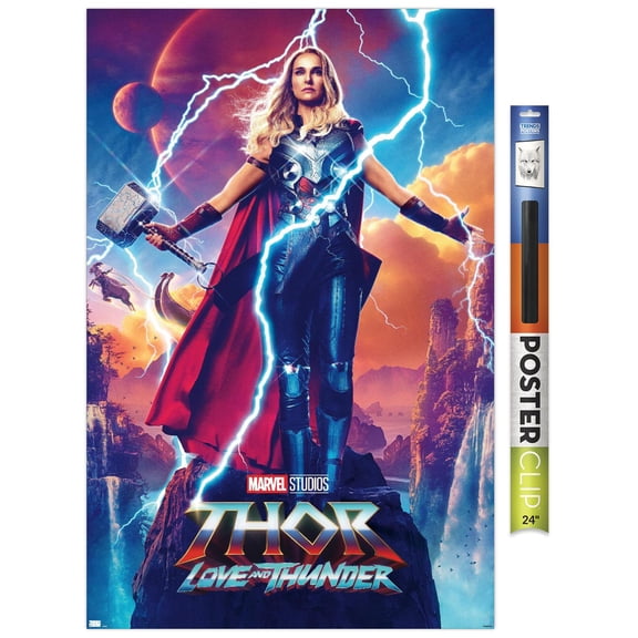 Marvel Thor: Love and Thunder - Jane Foster One Sheet Wall Poster, 22.375" x 34"