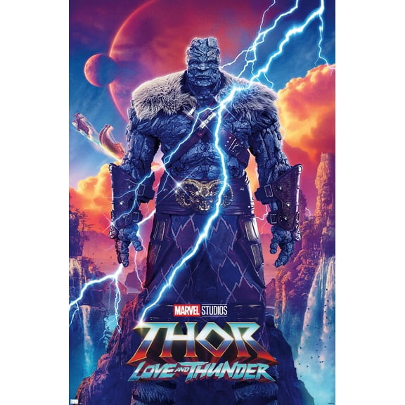 Marvel Thor: Love and Thunder - Korg One Sheet Wall Poster, 14.725" x 22.375"