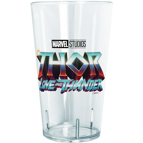 Marvel: Thor: Love and Thunder Main Logo  Tritan Drinking Cup Clear 24 oz.