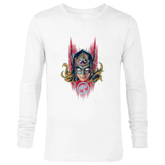 Marvel Thor: Love and Thunder Mighty Thor - Long Sleeve T-Shirt for Men - Customized-White