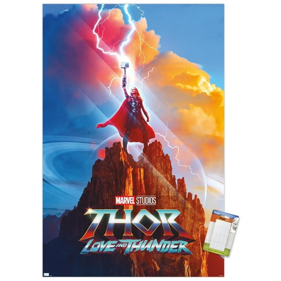 Marvel Thor: Love and Thunder - Mighty Thor One Sheet Wall Poster, 22.375" x 34"