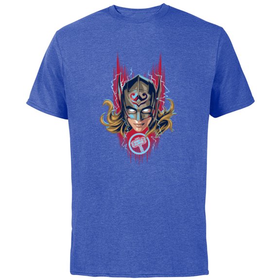 Marvel Thor: Love and Thunder Mighty Thor - Short Sleeve Cotton T-Shirt for Adults - Customized-Royal Heather