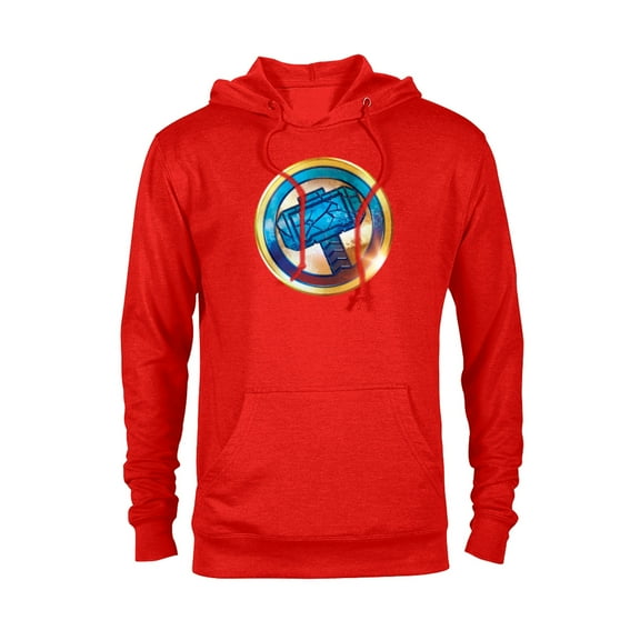 Marvel Thor: Love and Thunder Mjolnir Icon - Pullover Hoodie for Adults - Customized-Red Heather
