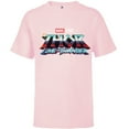 thumbnail image 1 of Marvel Thor: Love and Thunder Movie Logo - Short Sleeve T-Shirt for Kids - Customized-Soft Pink, 1 of 5