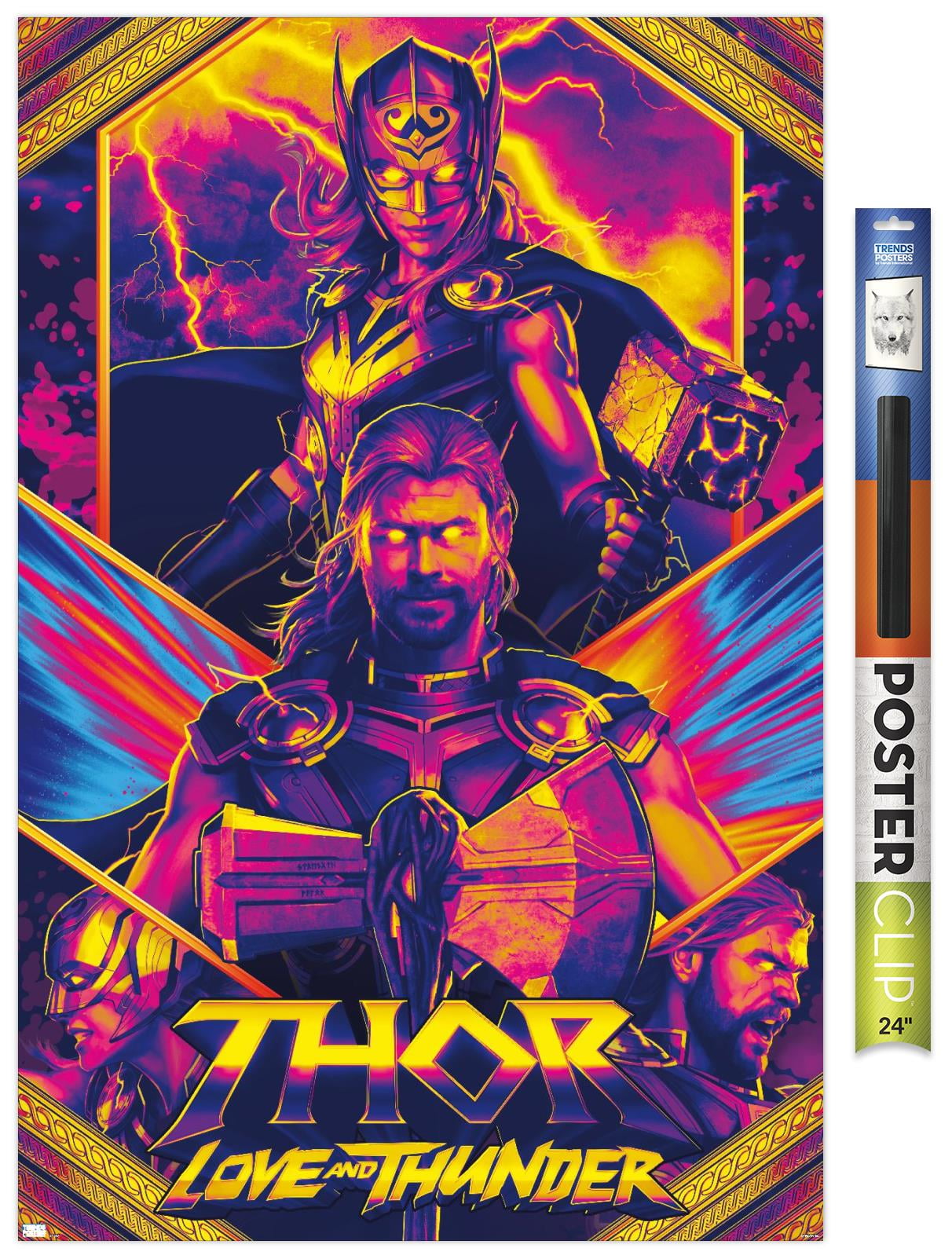 Trends International Marvel Thor: Love and Thunder - Amazing Wall Poster,  22.375 x 34, Unframed Version