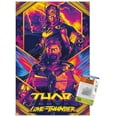 thumbnail image 1 of Marvel Thor: Love and Thunder - Neon Wall Poster with Push Pins, 14.725" x 22.375", 1 of 6
