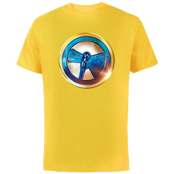 Marvel Thor: Love and Thunder Stormbreaker Icon - Short Sleeve Cotton T-Shirt for Adults - Customized-Yellow