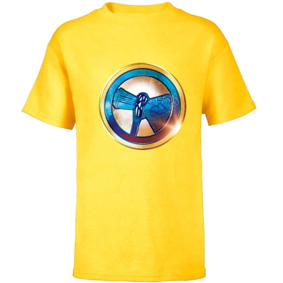 Marvel Thor: Love and Thunder Stormbreaker Icon - Short Sleeve T-Shirt for Kids - Customized-Yellow