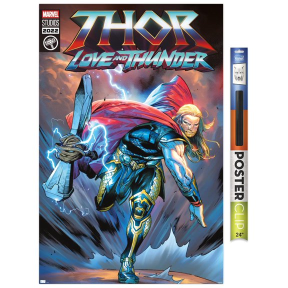 Marvel Thor: Love and Thunder - Thor Comic Wall Poster, 22.375" x 34"