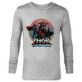 thumbnail image 1 of Marvel Thor: Love and Thunder Thor Valkyrie and Jane - Long Sleeve T-Shirt for Men - Customized-Athletic Heather, 1 of 5
