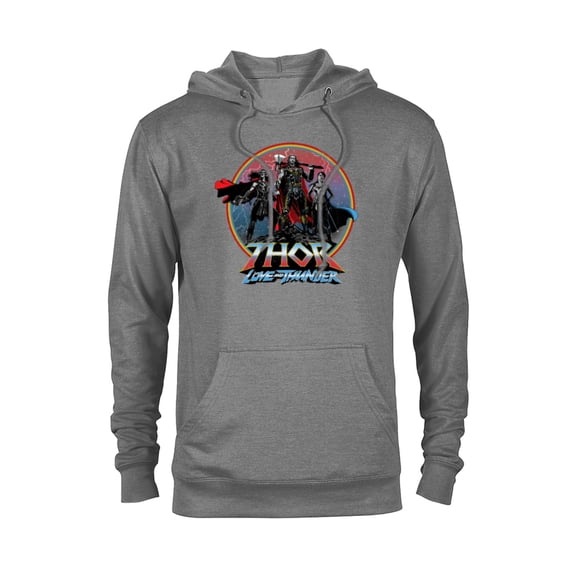 Marvel Thor: Love and Thunder Thor Valkyrie and Jane - Pullover Hoodie for Adults - Customized-Athletic Heather