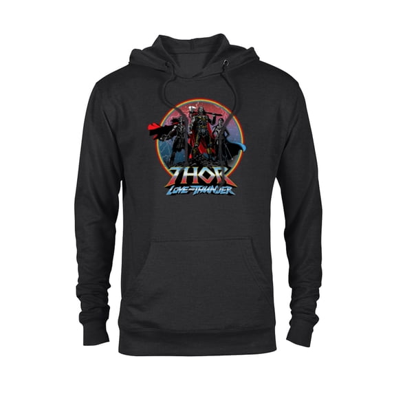 Marvel Thor: Love and Thunder Thor Valkyrie and Jane - Pullover Hoodie for Adults - Customized-Black