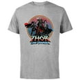 thumbnail image 1 of Marvel Thor: Love and Thunder Thor Valkyrie and Jane - Short Sleeve Cotton T-Shirt for Adults - Customized-Athletic Heather, 1 of 5