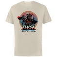 thumbnail image 1 of Marvel Thor: Love and Thunder Thor Valkyrie and Jane - Short Sleeve Cotton T-Shirt for Adults - Customized-Natural, 1 of 5