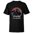 thumbnail image 1 of Marvel Thor: Love and Thunder Thor Valkyrie and Jane - Short Sleeve T-Shirt for Kids - Customized-Black, 1 of 5