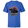 thumbnail image 1 of Marvel Thor: Love and Thunder Thor Valkyrie and Jane - Short Sleeve T-Shirt for Kids - Customized-Royal, 1 of 5