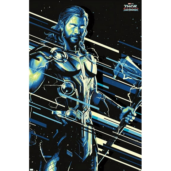 Marvel Thor: Love and Thunder - Thor Wall Poster, 22.375" x 34"