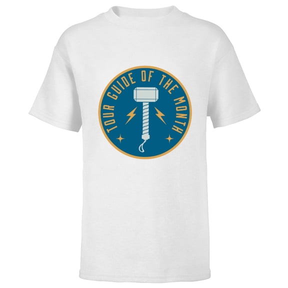 Marvel Thor: Love and Thunder Tour Guide of the Month - Short Sleeve T-Shirt for Kids - Customized-White