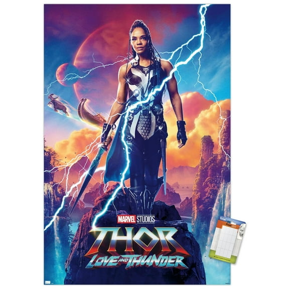 Marvel Thor: Love and Thunder - Valkyrie One Sheet Wall Poster, 14.725" x 22.375"