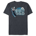 thumbnail image 1 of Marvel Thor Mighty Dad Father's Day - Short Sleeve Blended T-Shirt for Adults - Customized-Navy Heather, 1 of 5